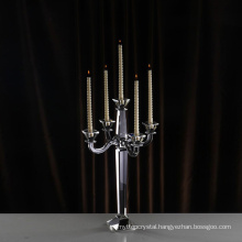 7 arms crystal candelabra for wedding table centerpiece